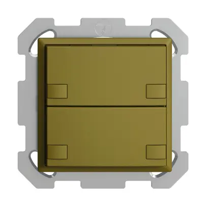 Pulsante KNX RGB INC EDUE, 250mW, s.LED, 2×pulsante, com.2×tasti, ov 