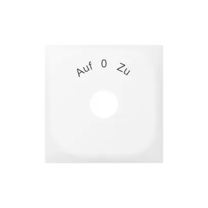 Plaque frontale SIDUS avec gravure blanc 