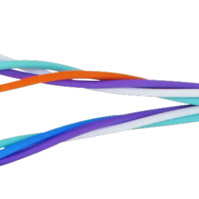 Câble U72 2×4×0,8mm sans halogène Eca Rouleau à 100m