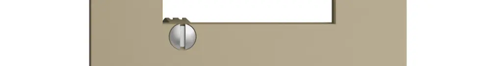 Placca frontale 2×RJ45 EDIZIOdue sand R&M swissline 