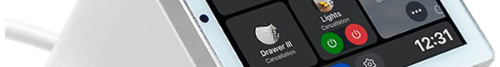 Scatola d'apparecchi Shelly Wall Display Stand 87×113mm bianco 