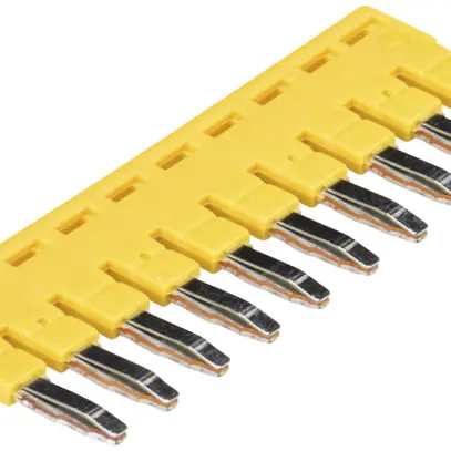 Barrette de jonction Wieland IVB WKF, 10L, 4mm², 6mm, jaune 