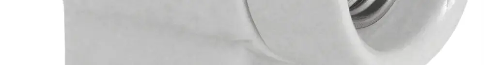 Portalampada murale porcellana bianco E27 