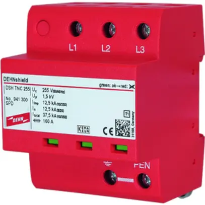 Scaricatore combinato DEHN/elvatec shield TNC tipo 1+2/classe I+II 