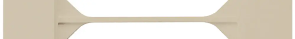 Cadre de recouvrement ENC kallysto.trend 2×1 beige 94×154mm 
