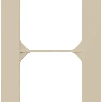 Cadre de recouvrement ENC kallysto.trend 2×1 beige 94×154mm 