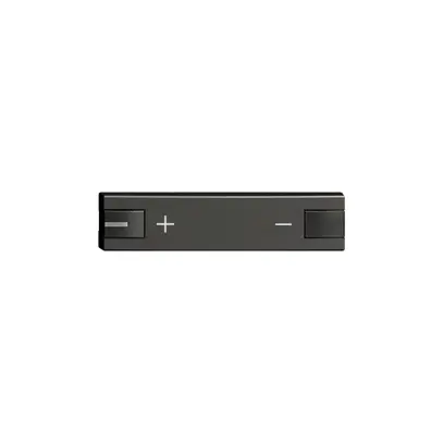 Touche 1/4, +/-, 1 LED ZEP noir noir 