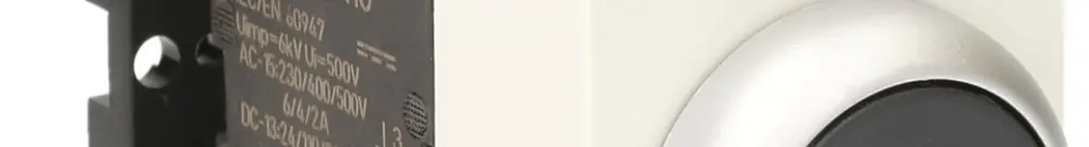 Pulsante AMD K&N, 1Ch 6A, 2UM, calotta nero 