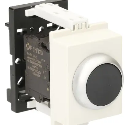 Pulsante AMD K&N, 1Ch 6A, 2UM, calotta nero 