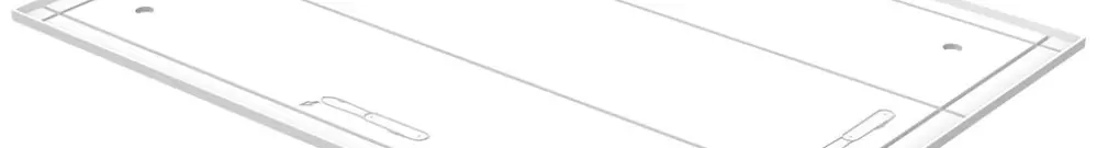 Coperchio da avvitare per Multibox Compact 200×270×3mm bianco 
