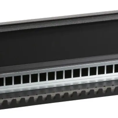 AP-Sammelpunktgehäuse Heiniger 24×Keystone RJ45 Stahlgehäuse 490×265×43mm sz 