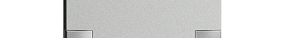 Touche 1/1 KNX/électron.a.LED EDIZIOdue commande à 2-touches silver 
