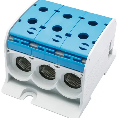 Blocco di distribuzione Bals RKA 95 1P 200A 3×ingresso 3×uscita 10…95mm² blu 