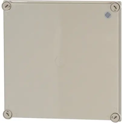 Couvercle Eaton D125-CI44 375×375×25mm RAL7035 gris 