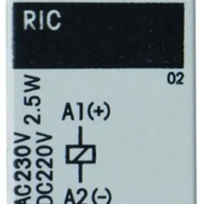 Contattore AMD ComatReleco RIC, 24VAC/DC, 2Ch 20A AC-1 
