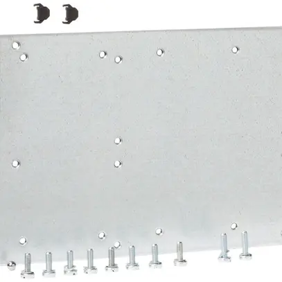 Chiusura Hager per contattori EV080…EV170, EVN125…EVN200 con placca di montaggio 
