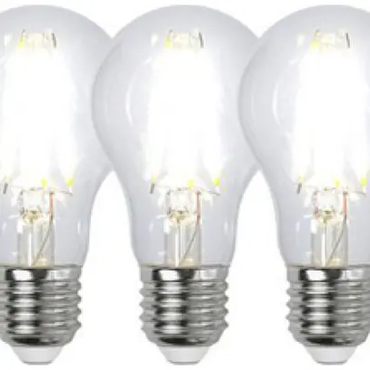 Lampada LED E27 7W 806lm 4000K chiaro Ø60×105mm Trio Pack 
