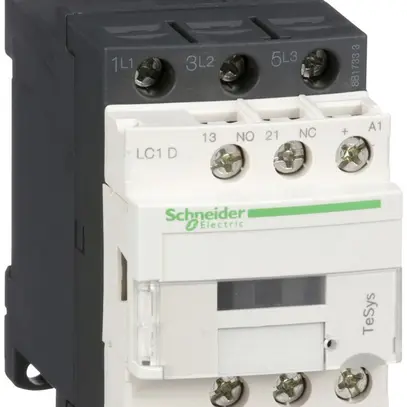 Contattore Schneider Electric LC1D12BL 24VDC 1Ch+1R 12A TeSys 