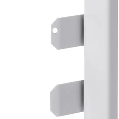 Wandanschlussblende tehalit für BR/A 85×130mm, Oberteil 80mm, verkehrsweiss 