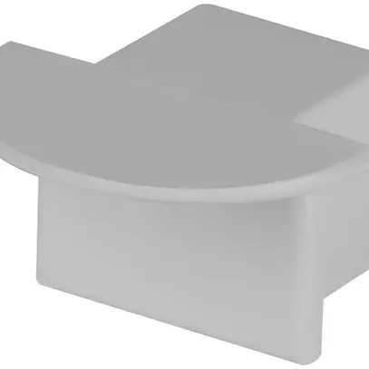 Pièce d'extrémité LDV PM01/EC, pour profilé à rebord PM01, sans entrée, gris 