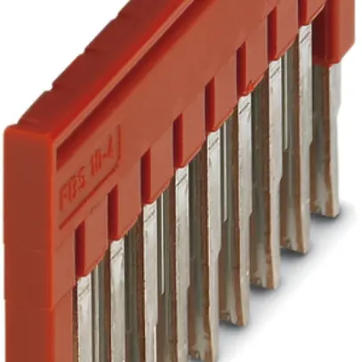 Pont enfichable 4mm 10L rouge CLIPLINE 