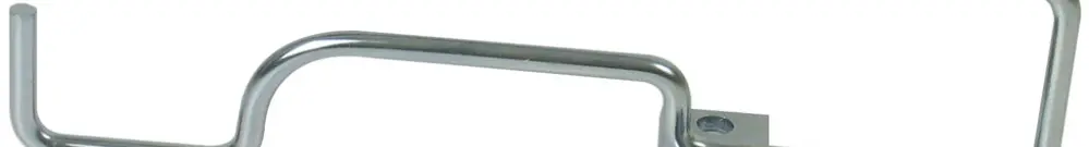Étrier guide-câbles Standard-Line, type 9, 45×150mm, acier chromé 