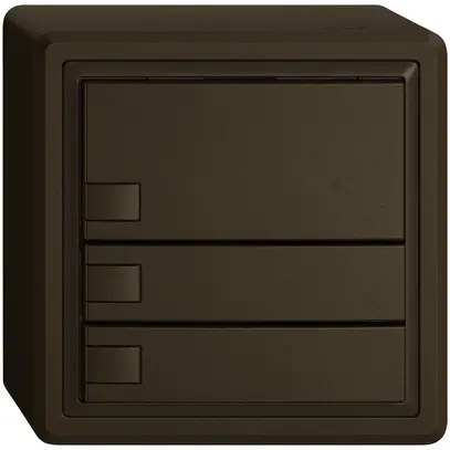 Pulsante KNX RGB AP EDIZIO.liv SNAPFIX® sensore temp.s.LED 3× com.1T ma 