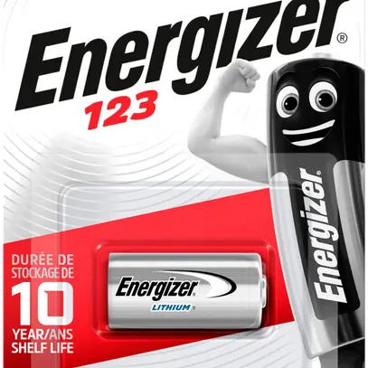 Batterie Photo Lithium Energizer CR123A 3V Blister à 1 Stück 
