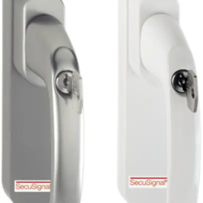 Maniglia di finestra RF Omnio bianco puro chiudibile 