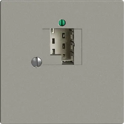 Prise ENC T+T EDIZIOdue 6P gris foncé 