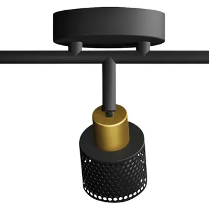 Spot Philips Niall GU10 3×5W 484×134mm nero/ottone 