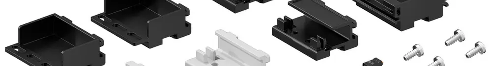 Kit di bloccaggio Rittal DK 7979.001 copri presa per VX IT nero 
