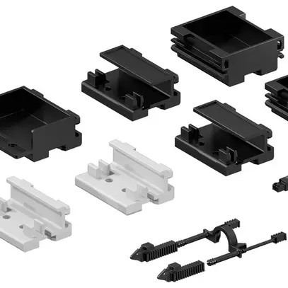 Kit di bloccaggio Rittal DK 7979.001 copri presa per VX IT nero 