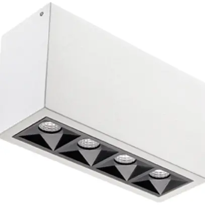 Plafonnier LED SG Inspire 8W 450lm 927 VAR 160×59mm blanc 