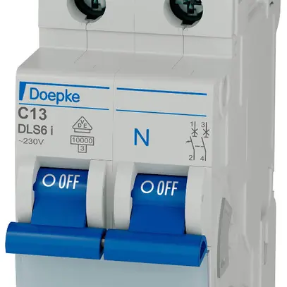 Disgiuntore Doepke DLS 6I, C13, 1L+N, 10 kA 