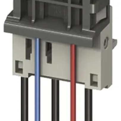 Adattatore ABB ZMS931, per MS116/MS132 su SMISSLINE TP, 3L sotto, LA/LB sotto 