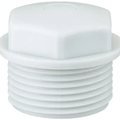 Passe-câble 6 pans M20 gris clair 