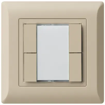 Pulsante universale INC 4×kallysto.line senza LED beige 