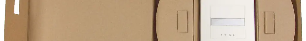 Boîte FTTH AP EASYNET, G657.A2, F-3000 LC/APC Duplex, 4 fibres, 74×74mm 40m, bc 