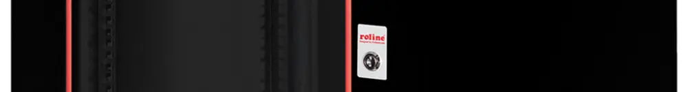 Coffret mural 19" ROLINE Basic Plus 600×779×600mm 15UH 1×porte acier noir 