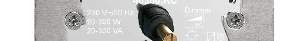 Inserto regolatore FH 20…300W ritardo di fase discendente 