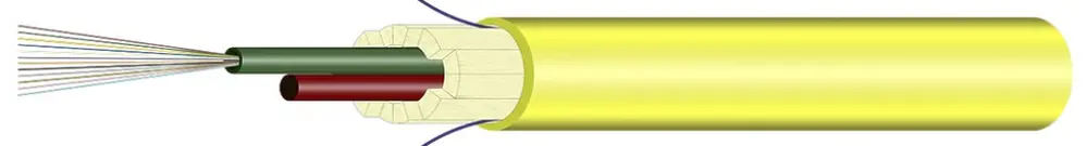 Cavo FO Universal H-LINE Cca 24×E9/125 Ø11.2mm 5000N giallo 