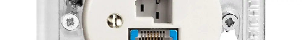 Presa INS T+T 6P/1×RJ45 DSL-a banda larga bianco Standard 