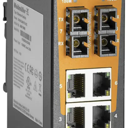 Switch WM IE-SW-EL08-6TX-2SC, 6×RJ45 FE+2×SC MM FE unmanaged 