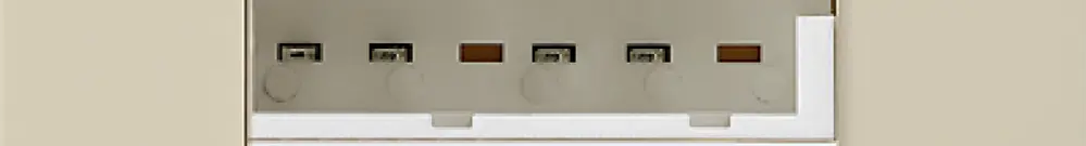Boîte ENC kallysto 2×TT83 beige 