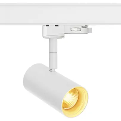 Proiettore LED SLV NOBLO SPOT PHASE 8.4W 450lm 920…930 36° REG 3fa Ø50mm bianco 