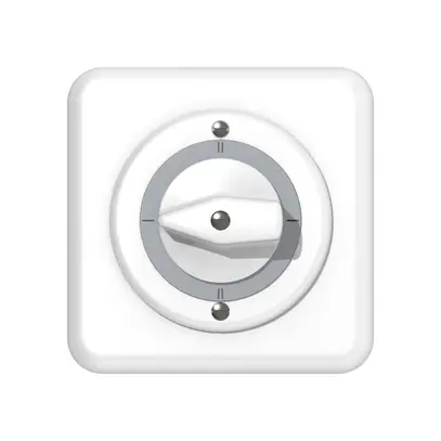 UP-Drehschalter ABB NUPL 3/1L weiss 