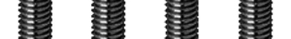 Vis Feller Pan-Head 3 trous, AG, GV, GUP, M3.5×25mm, sachet à 4 pièces 