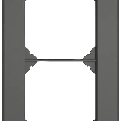 Cadre de recouvrement ENC EDIZIO.liv SNAPFIX® 2×1/1×2 96×156mm grf 