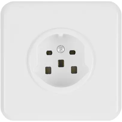 Prise ENC Electro-Mica 1×T25 16A 400V blanc 